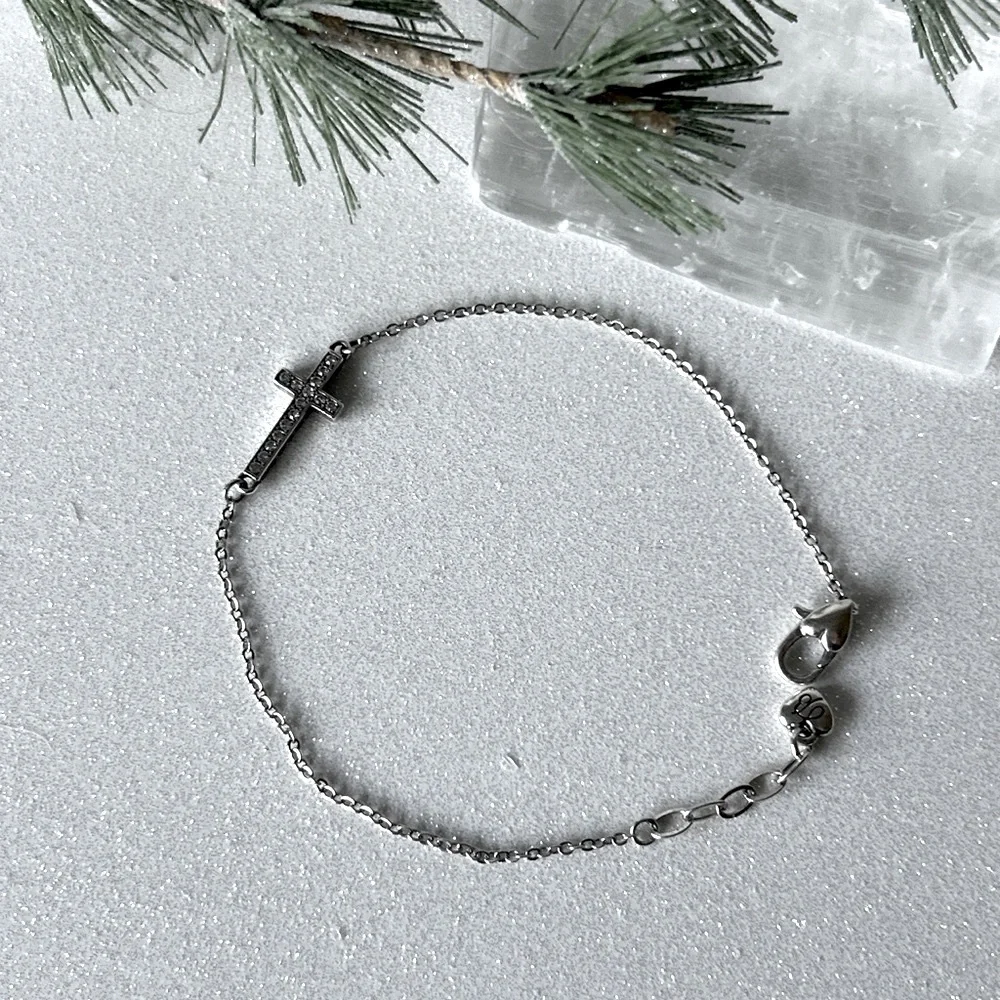 Brighton Inner Shine Cross Anklet NWOT - Picture 11 of 14